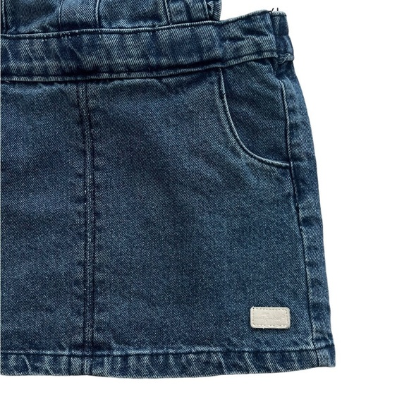 7 For All Mankind Infant Denim Overall Dress Size 24M - Picture 3 of 5